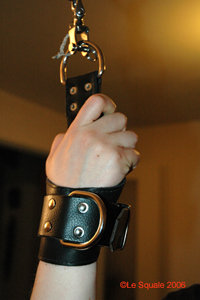 bracelets de suspension cuir en bdsm
